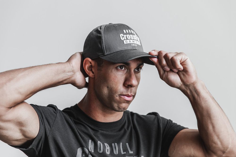 Casquettes NOBULL Grise Foncé - NOBULL Crossfit Games® 2021 Classic,France (7029-VTEHO)